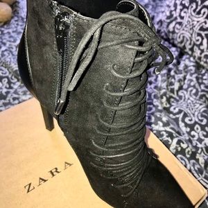 Zara Shoes - Zara ankle lace boots Zara Shoes - Zara ankle lace boots
